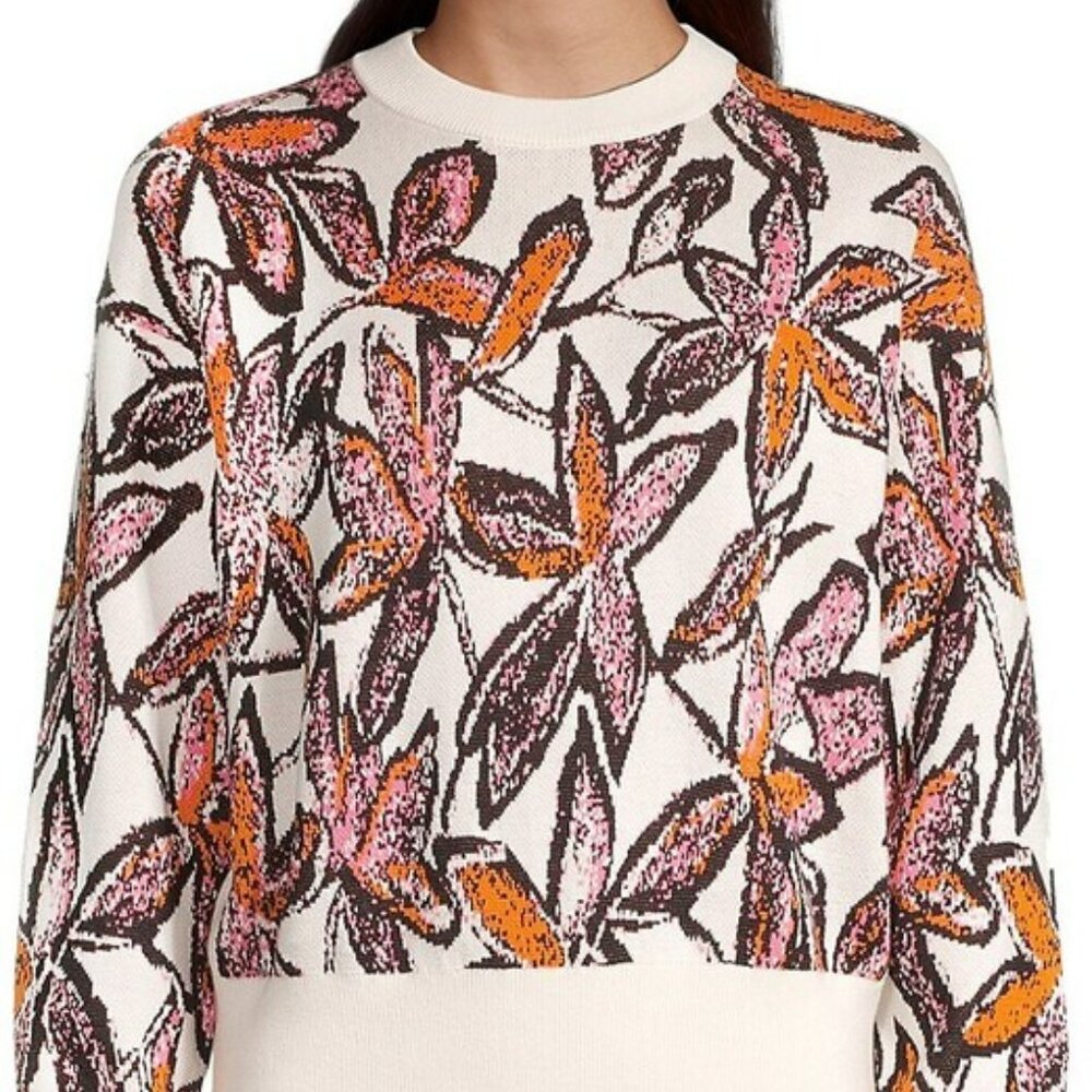 HUGO BOSS Fargareta Floral Intarsia Sweater - Picture 2 of 15